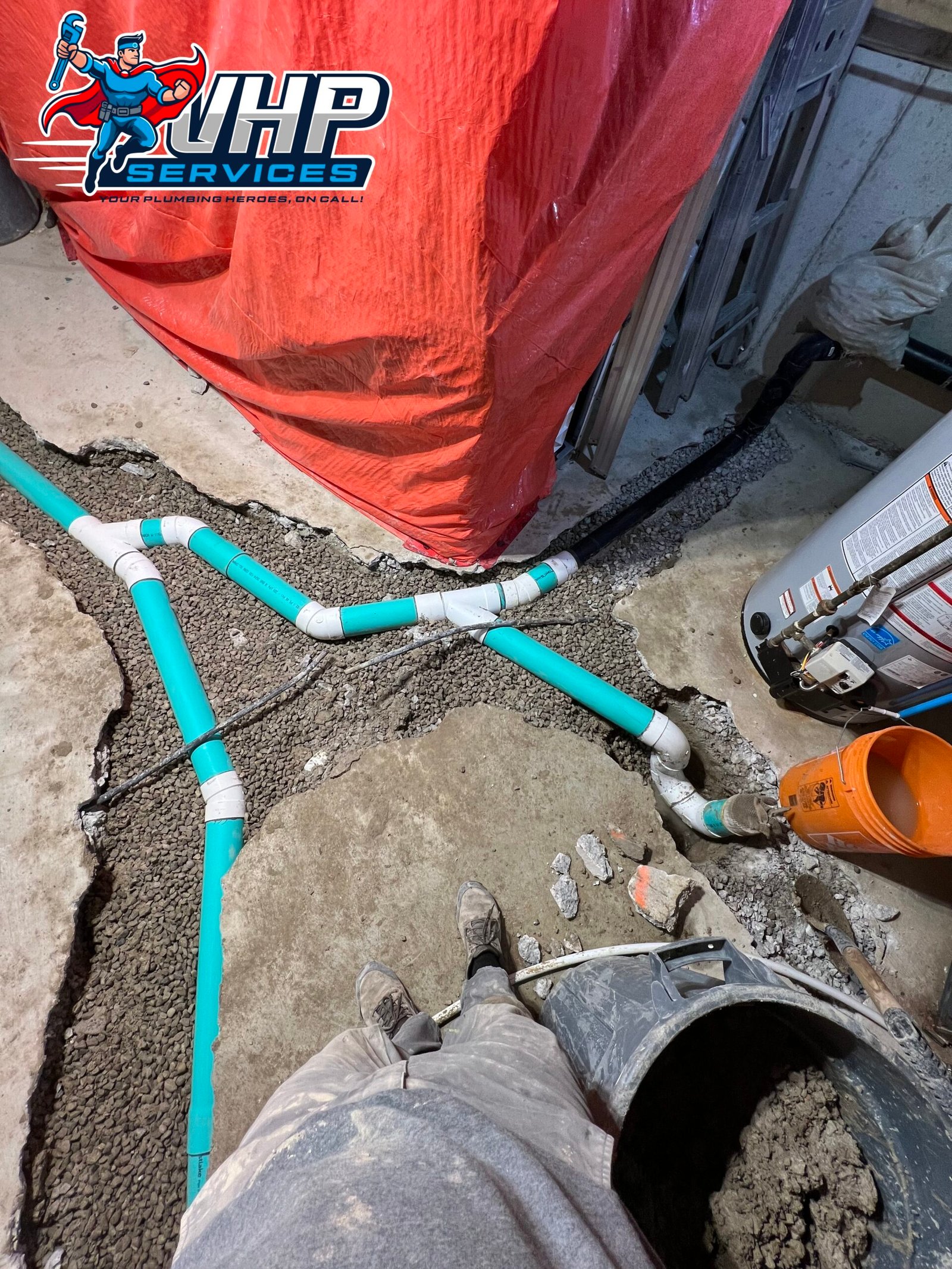 Basement Drain Replacement, Newmarket.