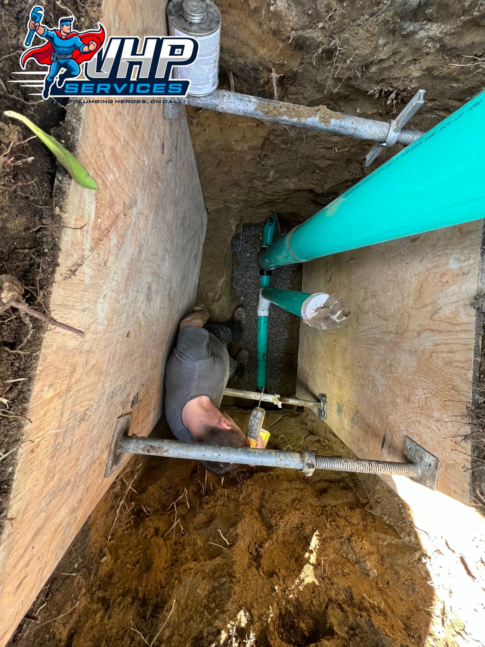 Outside back to back Clean out Installation, Scarborough.