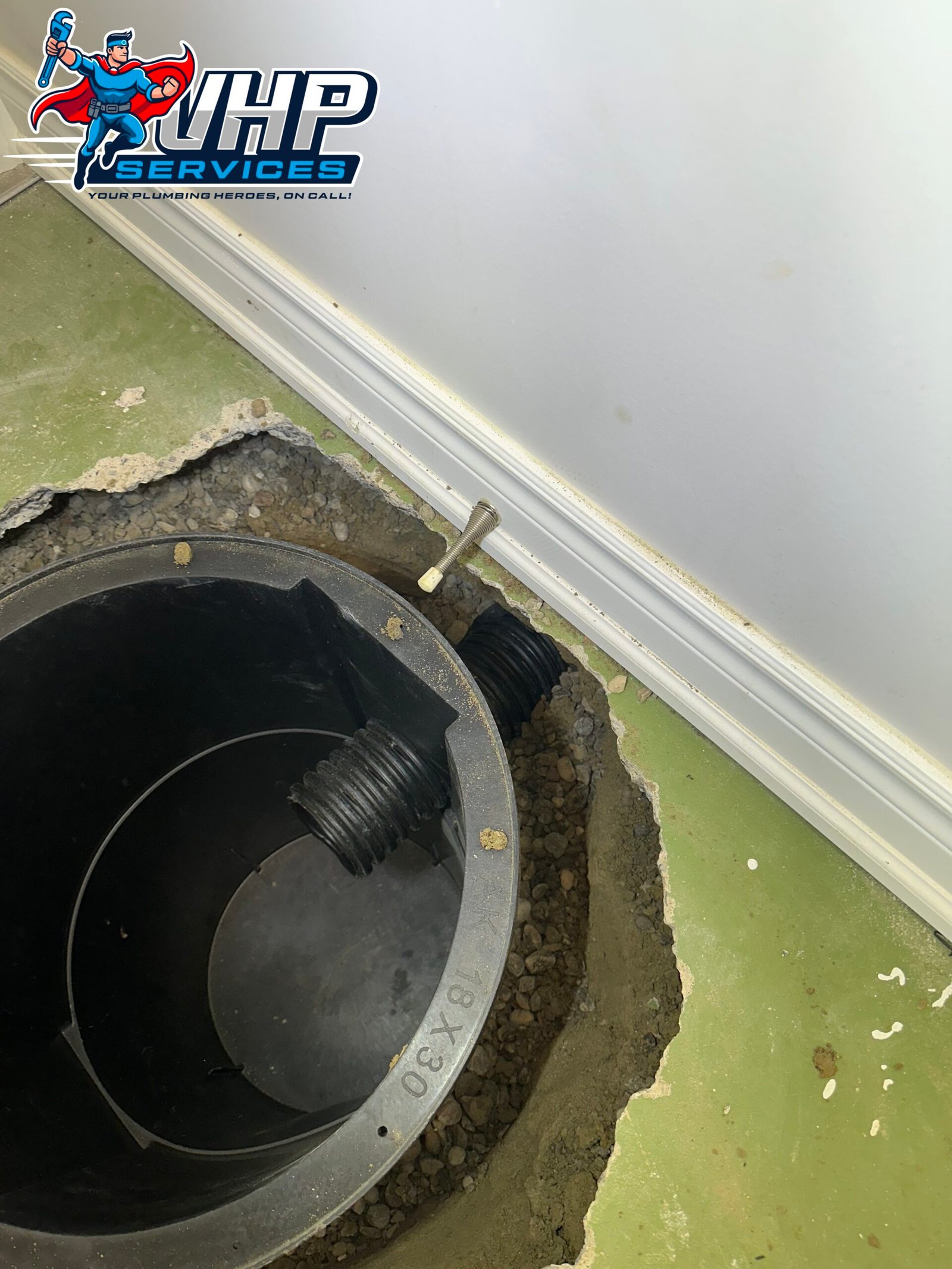 Completed Sump Pit and Weeping Tile Installation, Richmond Hill.