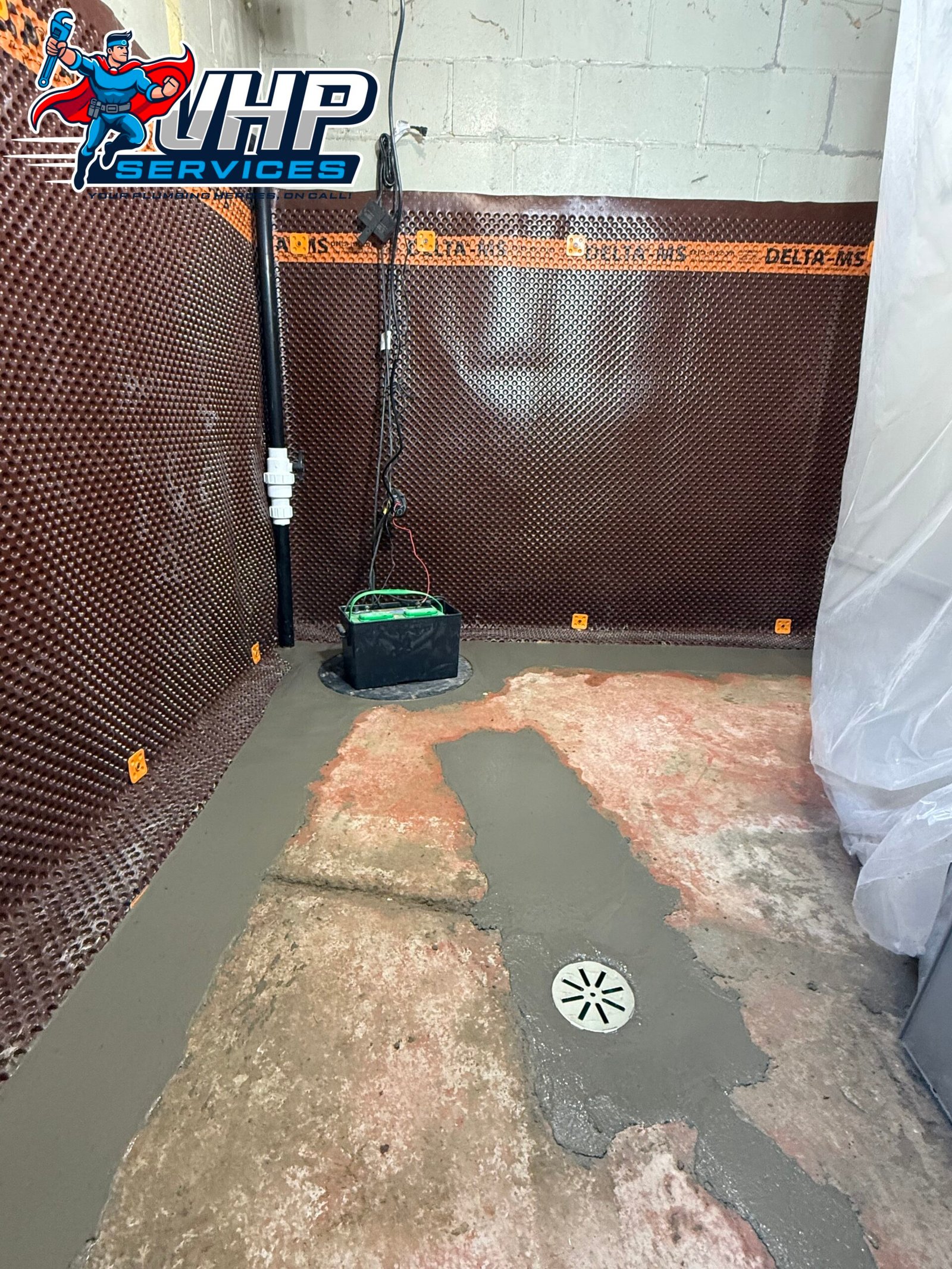 Completed Waterproofing Project.