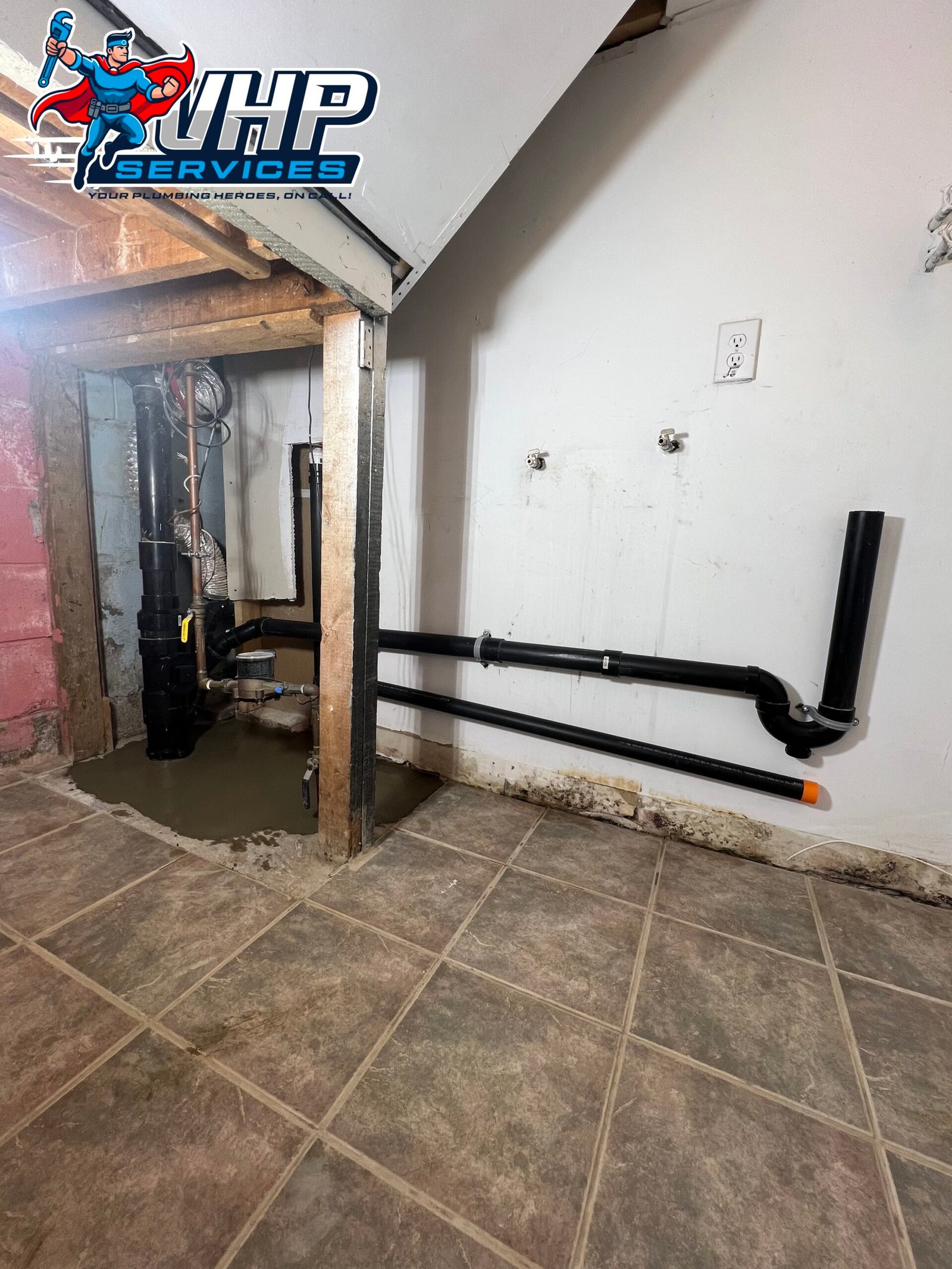 New Laundry Trap Installed for Washing Machine hookup, Scarborough.