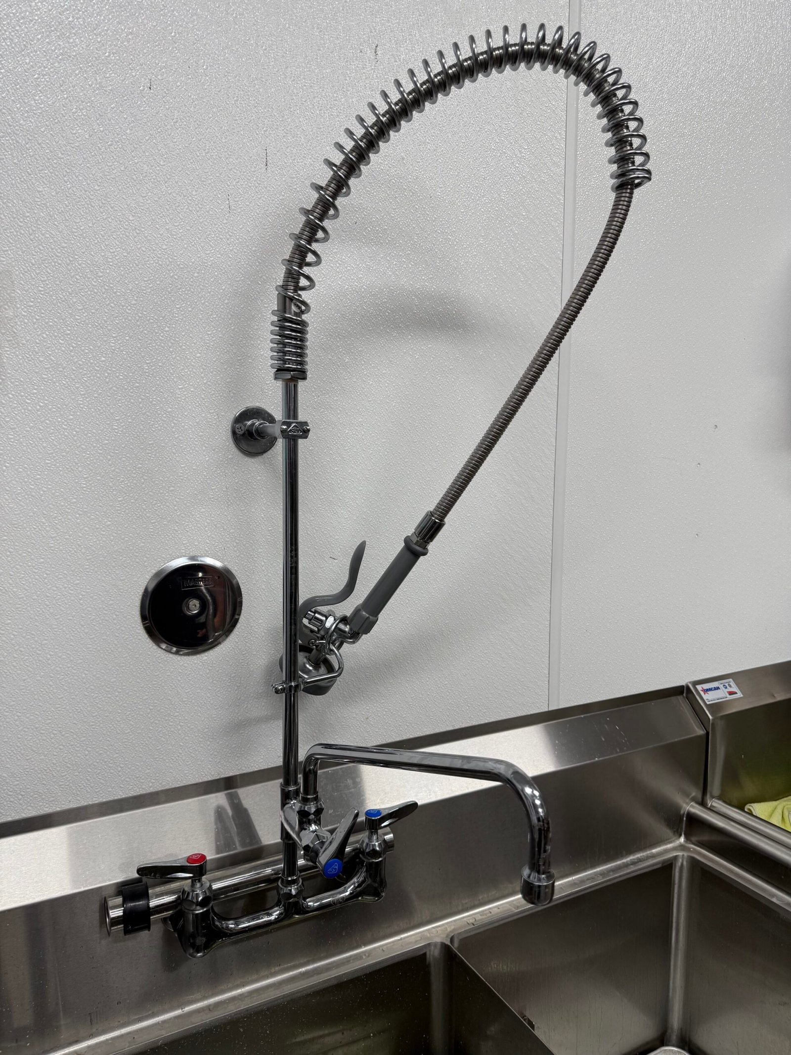 Completed Commercial Kitchen Faucet Installation, Etobicoke.