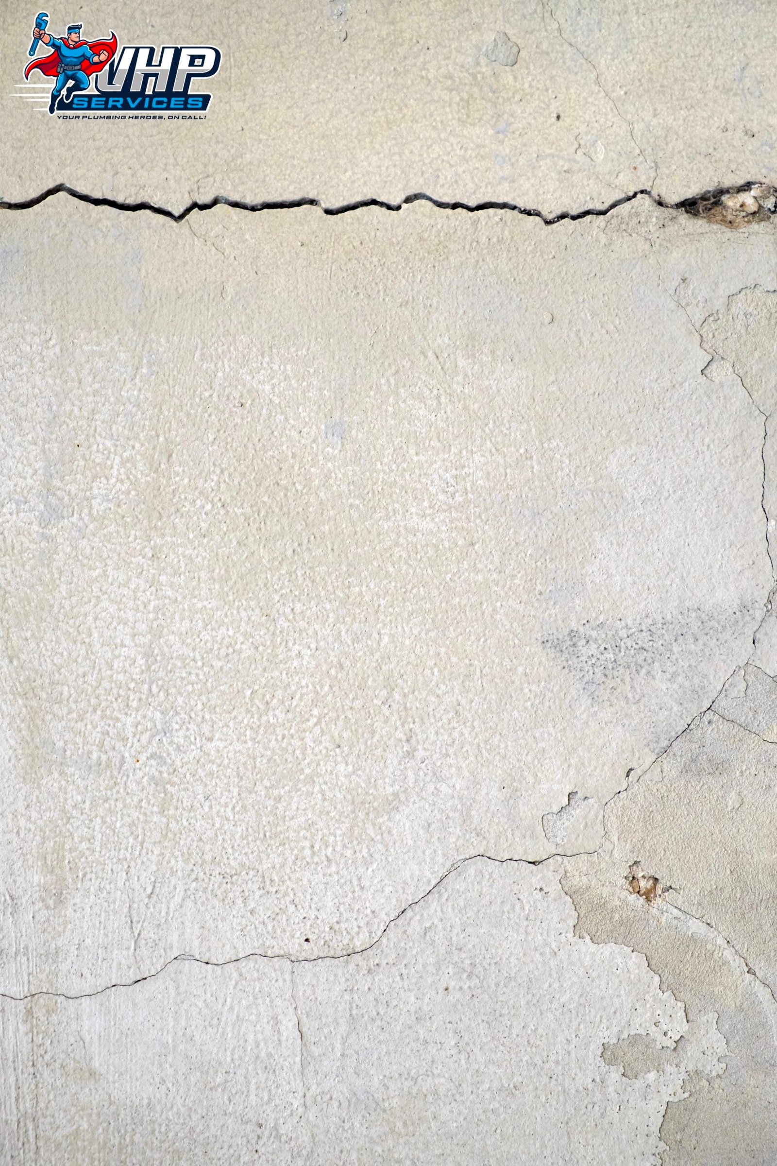 Old foundation wall with cracks - Vaghan