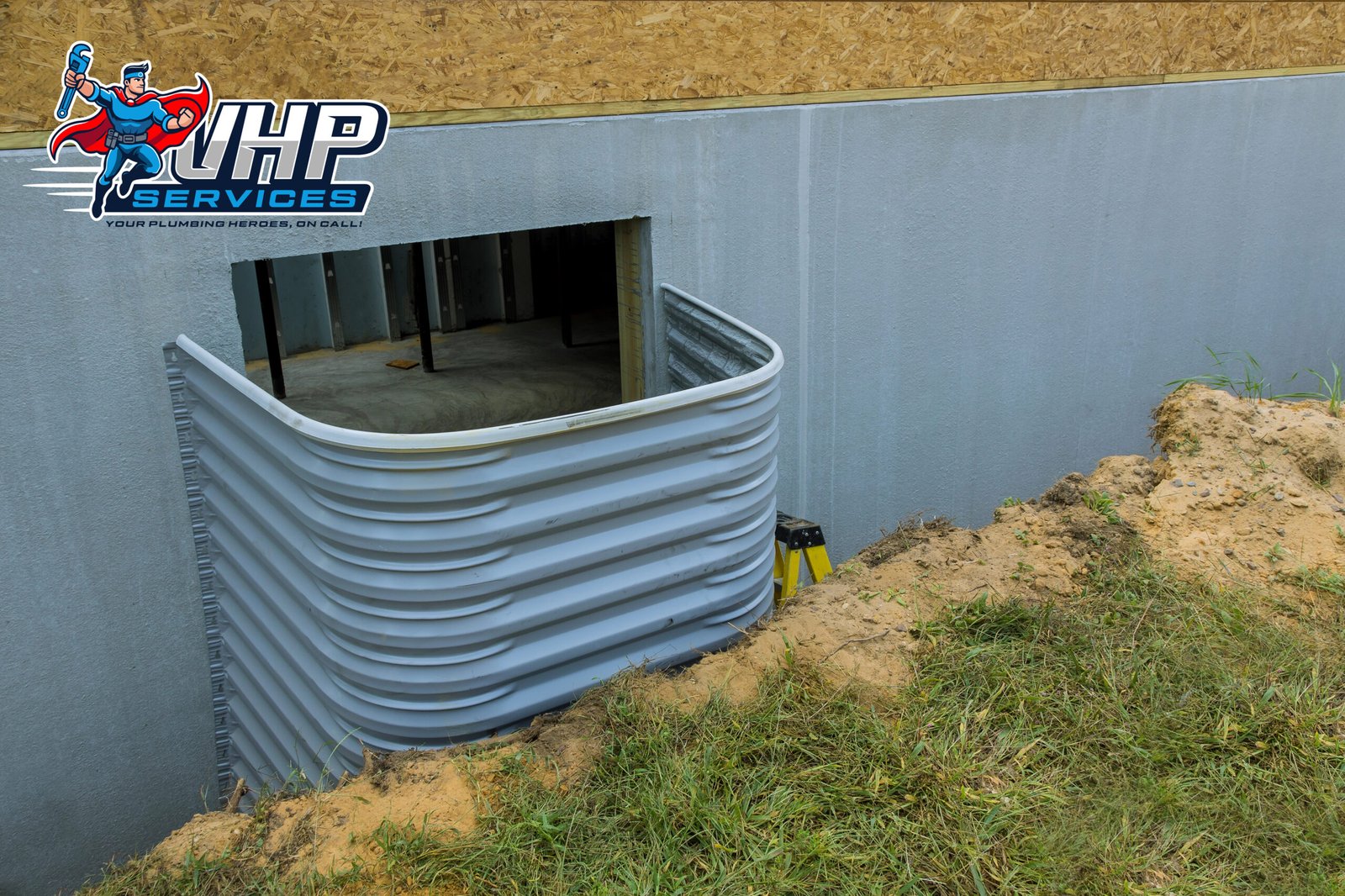 Window well installation in progress - Vaughan.