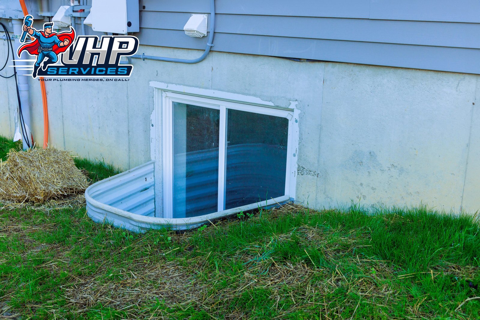 Completed window well with gravel base for improved water drainage - Scarborough.
