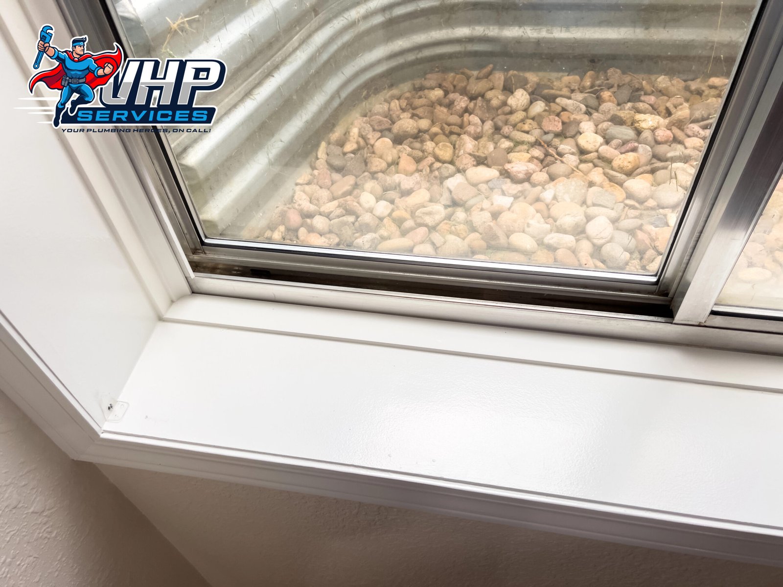 Interior view of window well – brightening and protecting the basement - North York