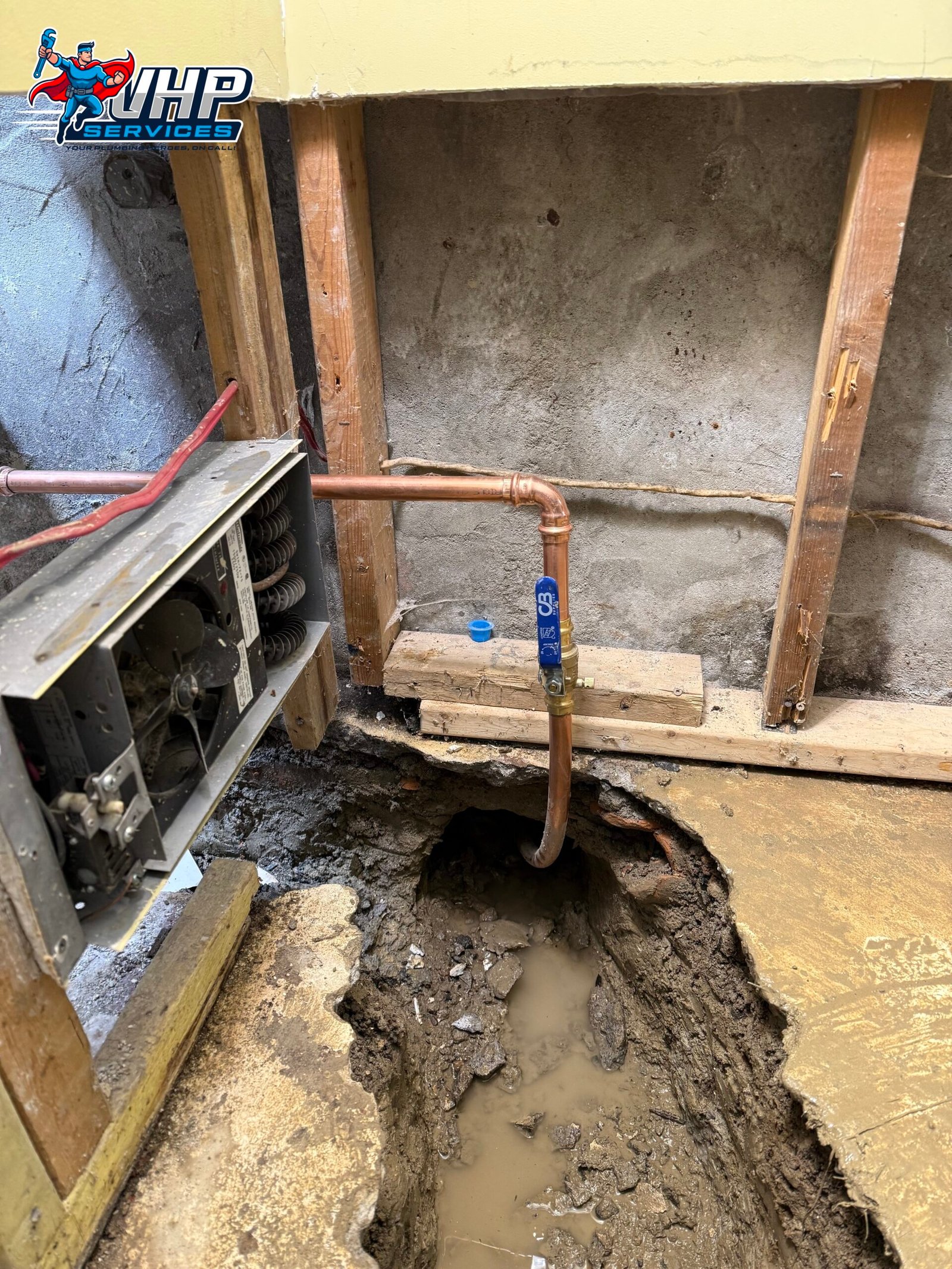 Underground water line repair Toronto – pipe excavation work