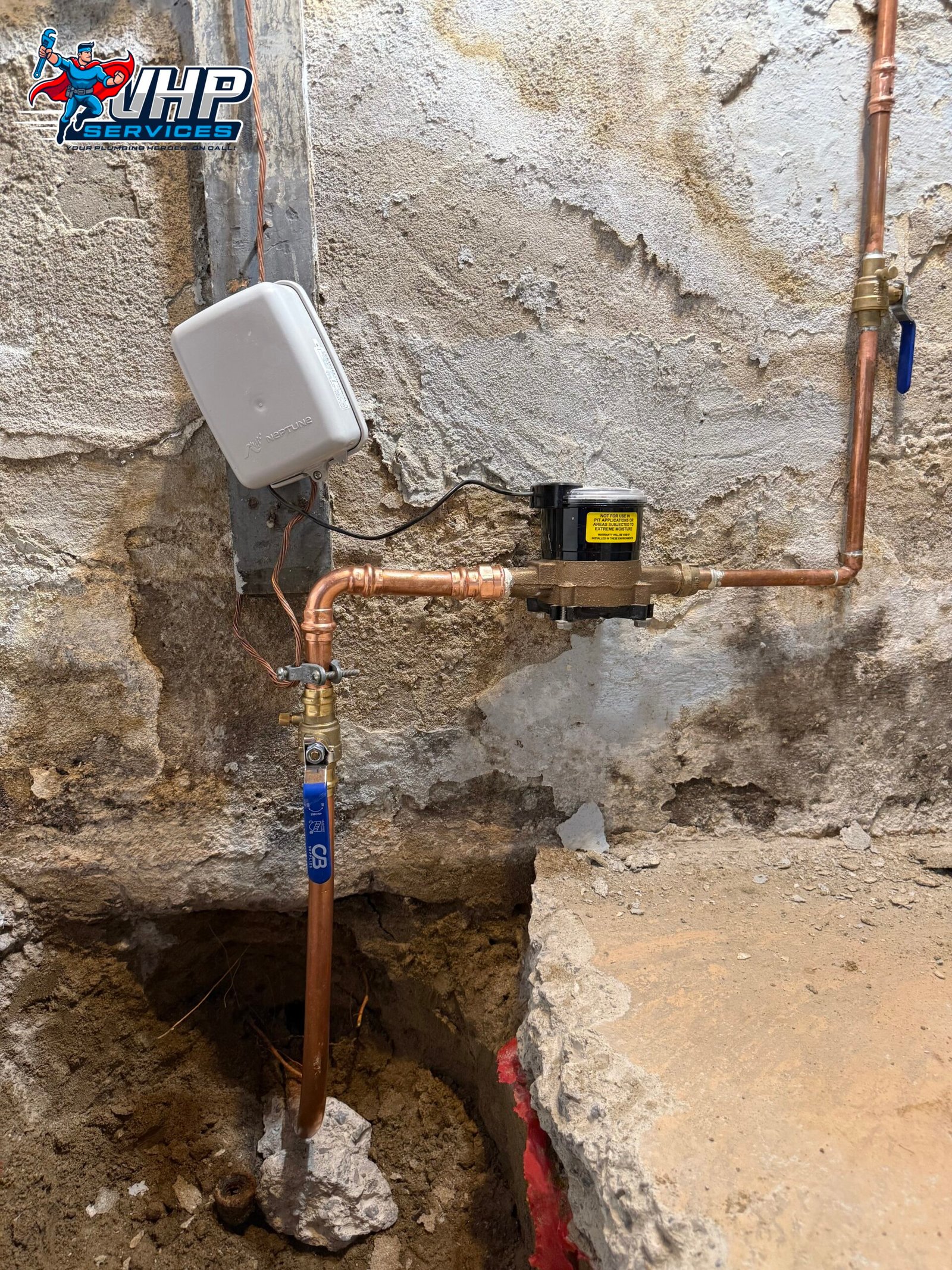 Water line leak repair in GTA – exposed pipe being fixed