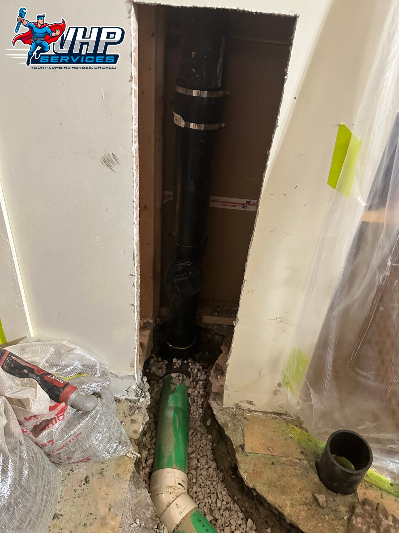 Drain line repair
